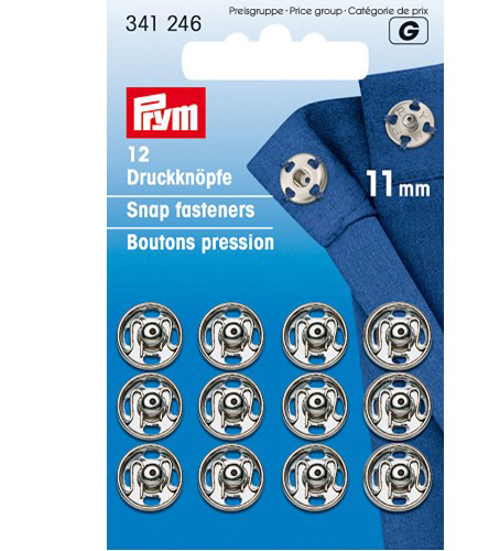 10 mm fermeture porte-monnaie lot de 24 noirs boutons-pression ronds boutons-pression en métal EUROXANTY Broches de pression pour coudre fermeture invisible