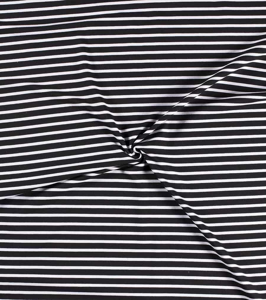 Tissu Coton Noir Avec Motifs Baseball Blanc - Largeur 45 Pouces, Vendu Au Mètre, Neuf
