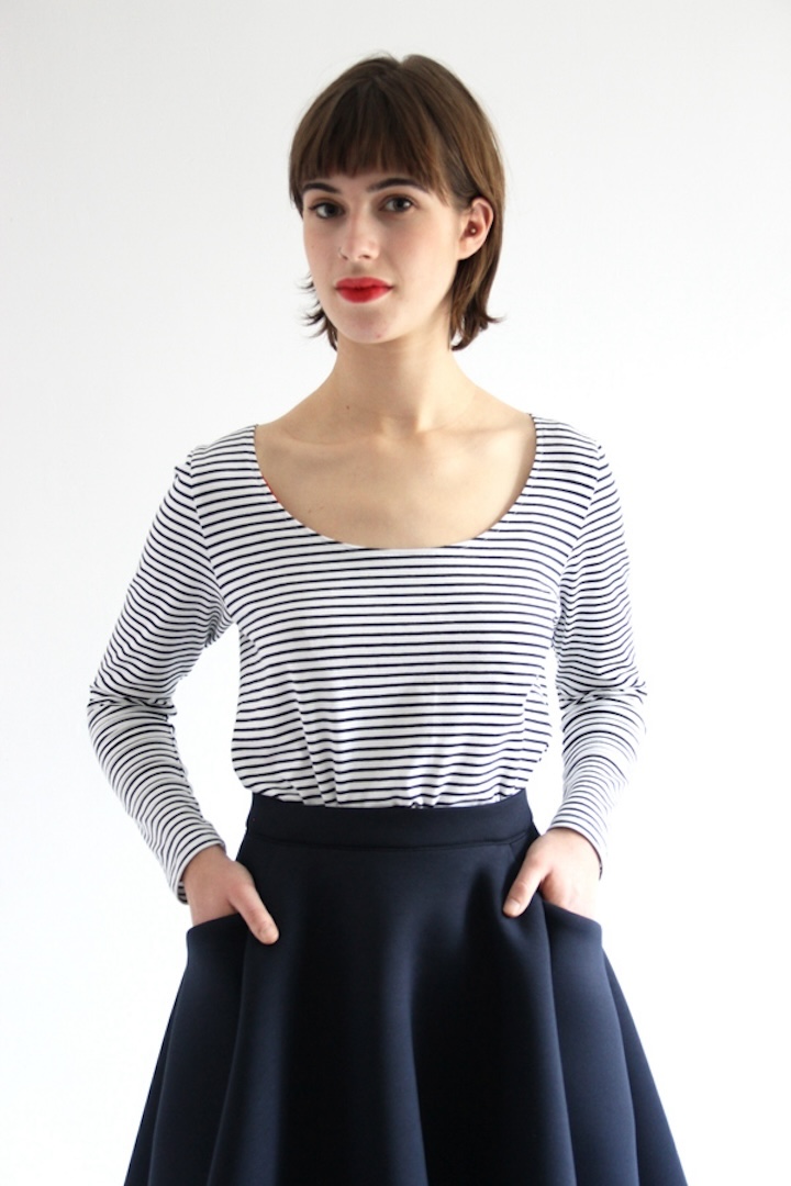 Petit pull en maille i'am pattern